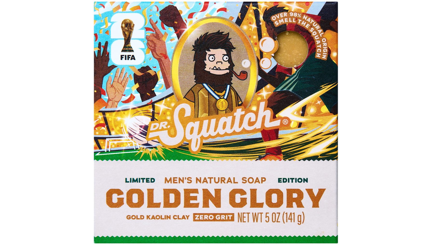 FIFA Golden Glory 3-Pack Bar Soap Bundle - Outdoor Travel Pack