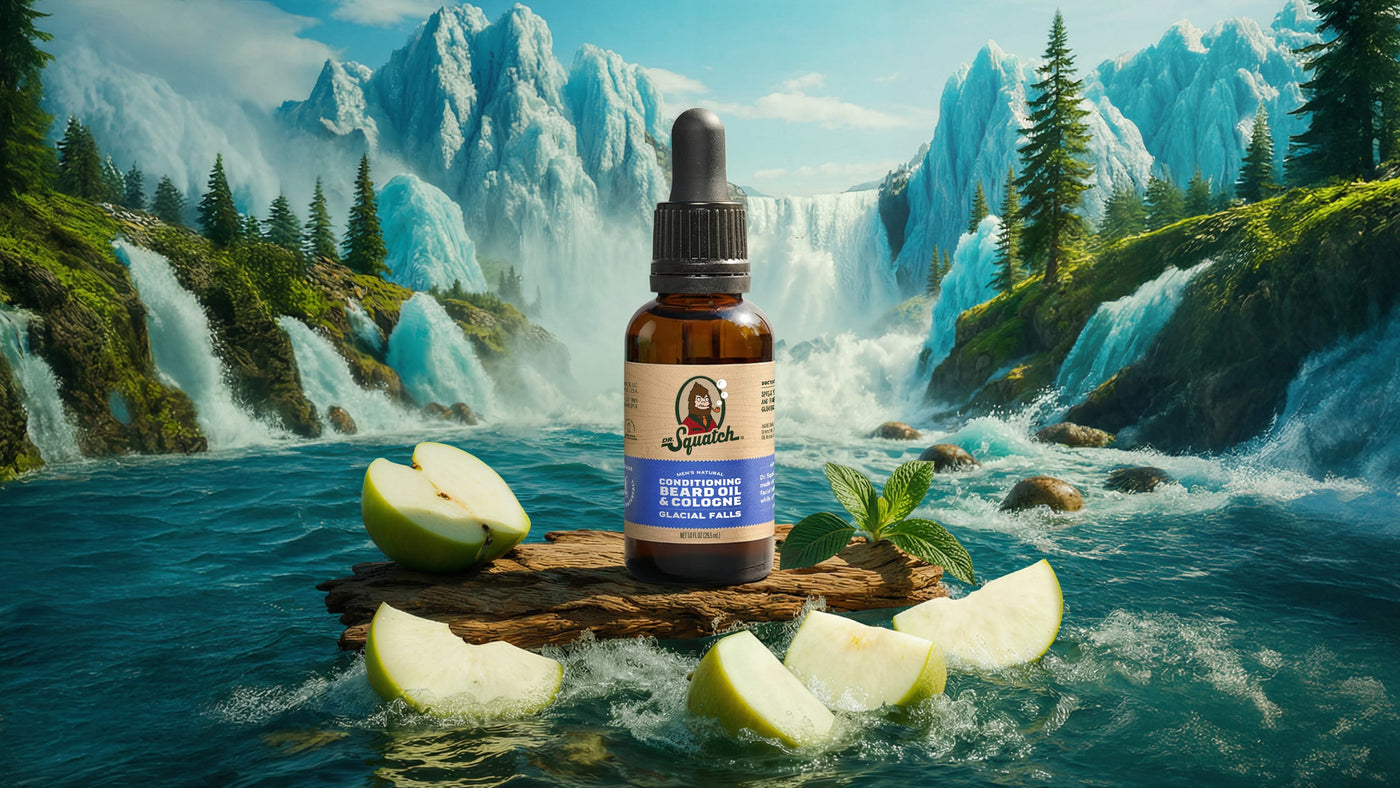 Conditioning Beard Oil & Cologne Glacial Falls - Clean Outdoor Finish