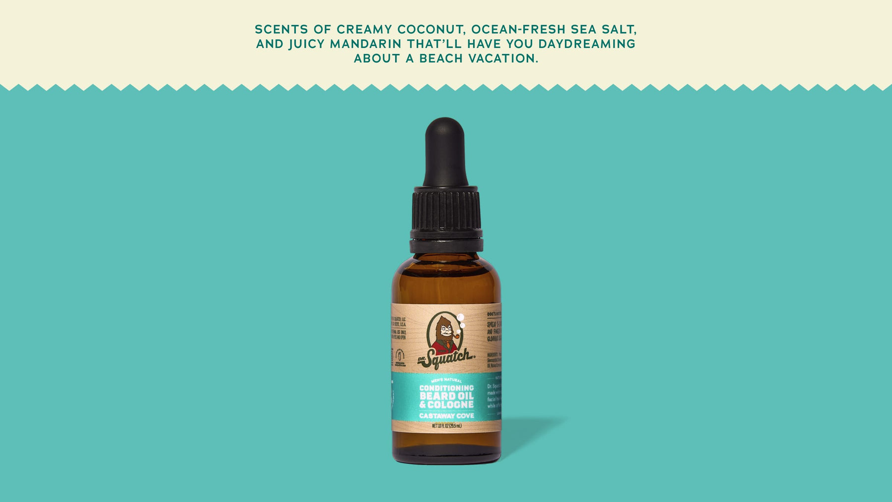 Castaway Cove Beard Oil & Cologne - Simple Profile
