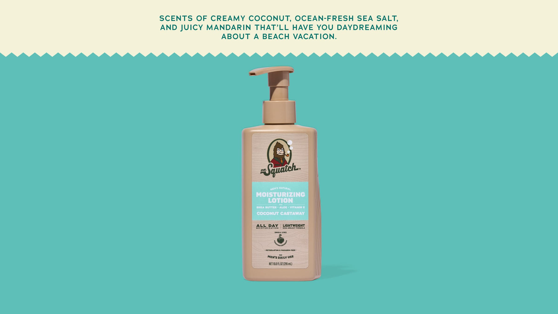 Coconut Castaway Lotion - Clean Fresh Touch