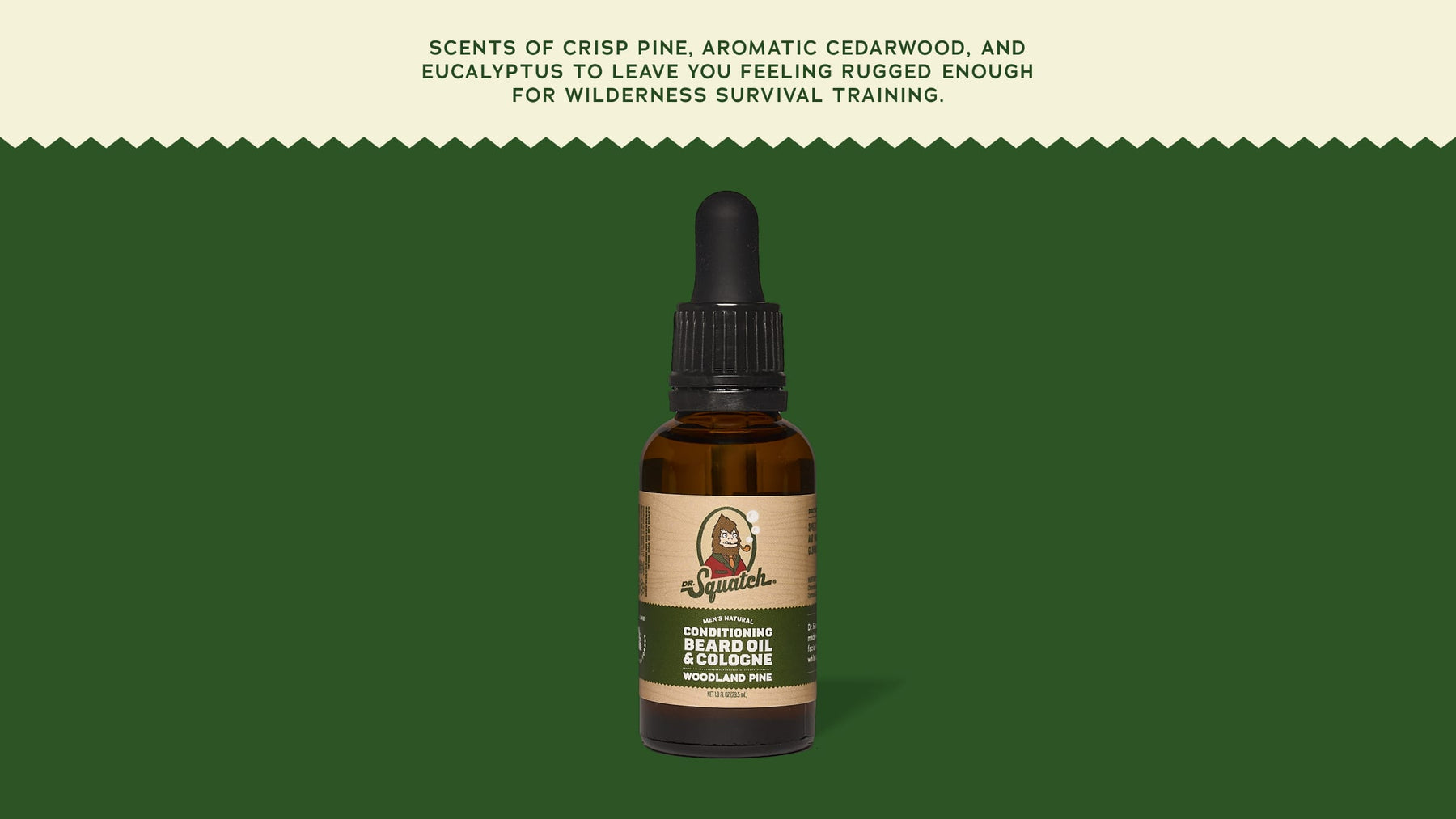 Conditioning Beard Oil & Cologne Woodland Pine - Bright Signature