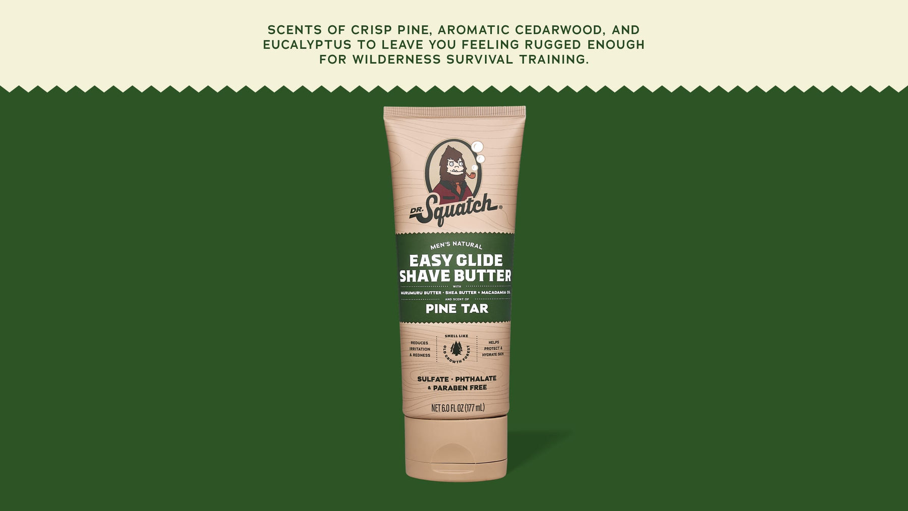 Easy Glide Shave Butter Pine Tar - Modern Clean Shield