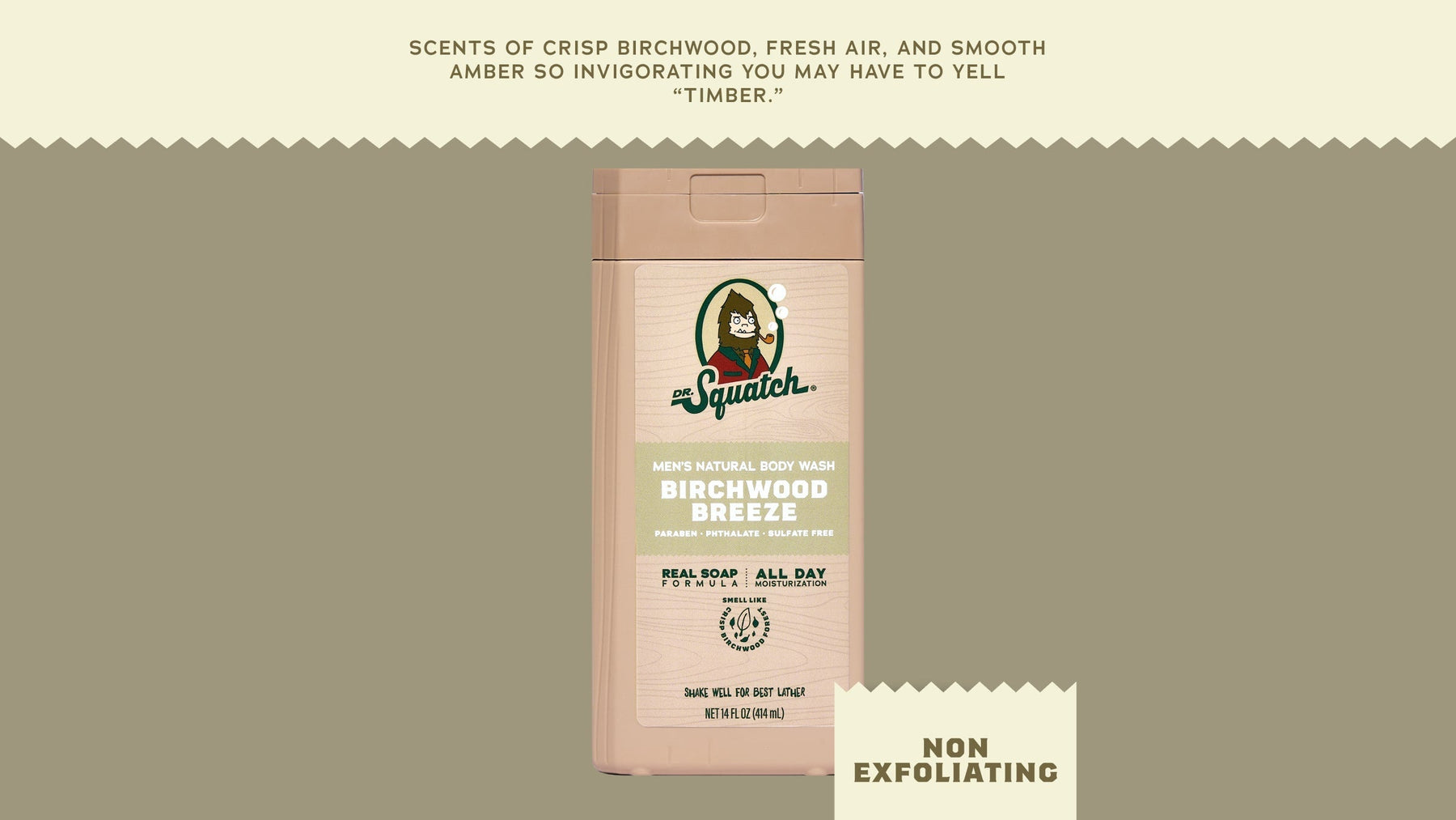 14 oz Birchwood Breeze Body Wash - Modern Morning Lather