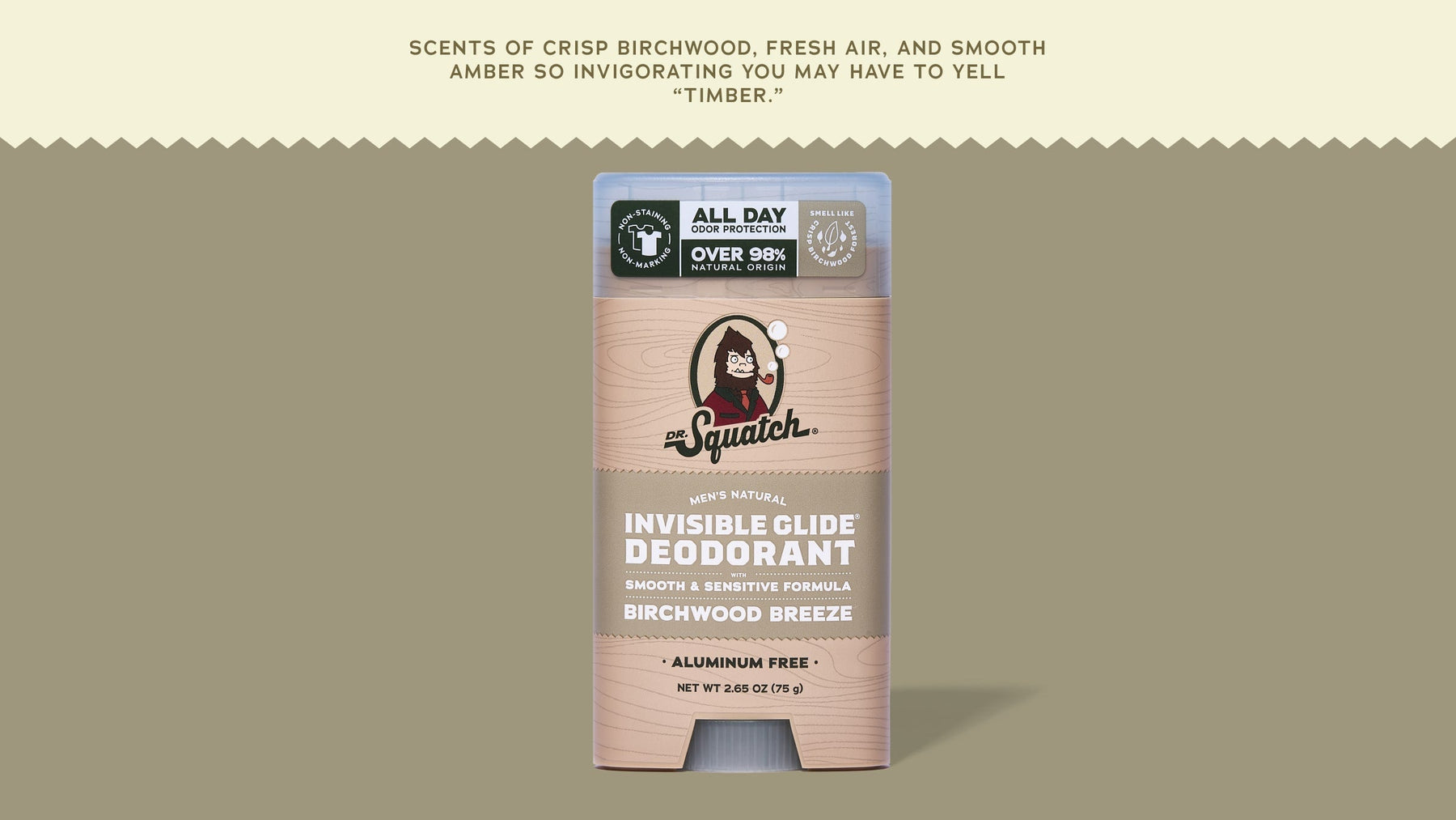 Birchwood Breeze Invisible Glide Deodorant - Premium Carry