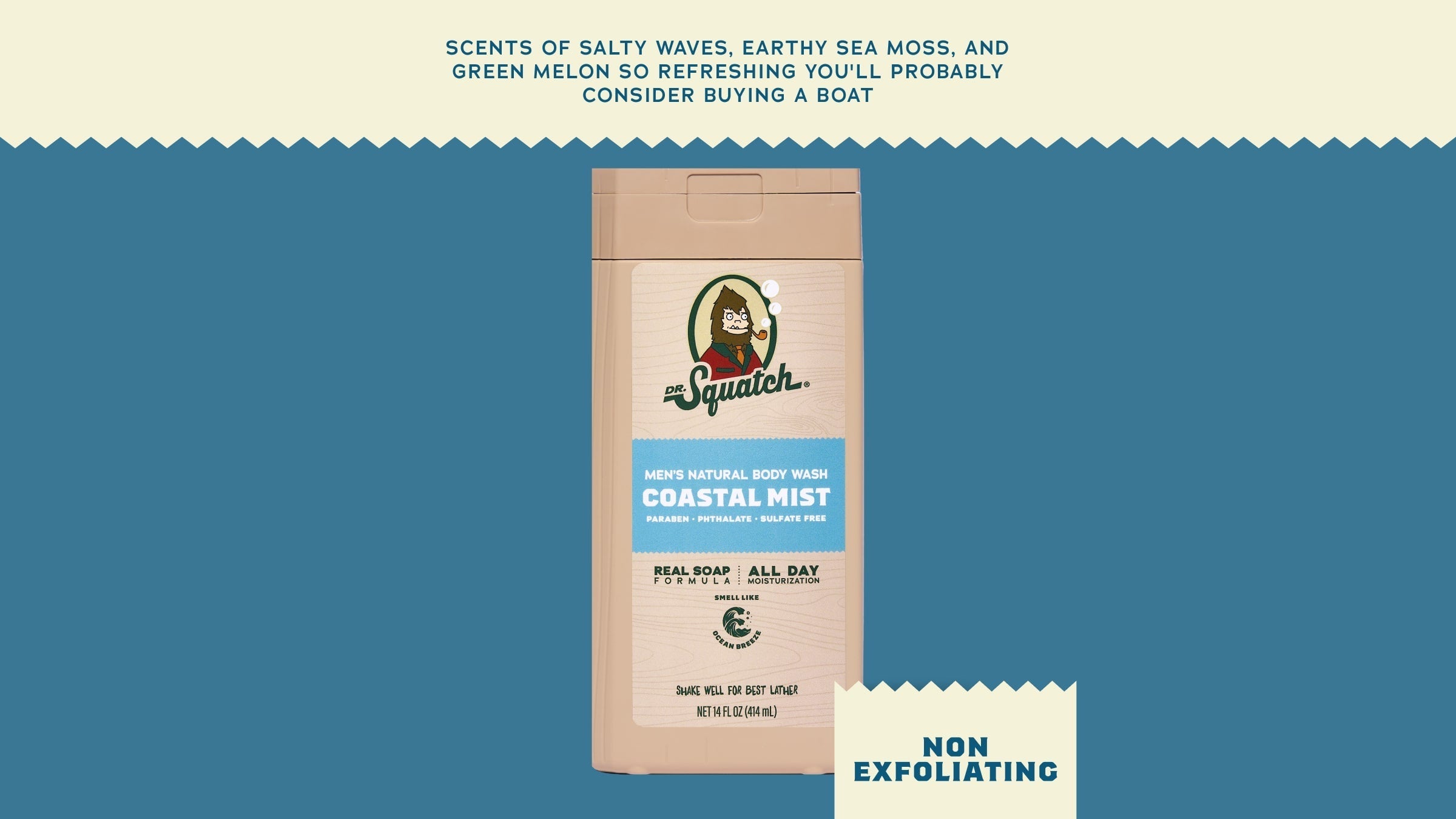 14 oz Coastal Mist Body Wash - Daily Routine