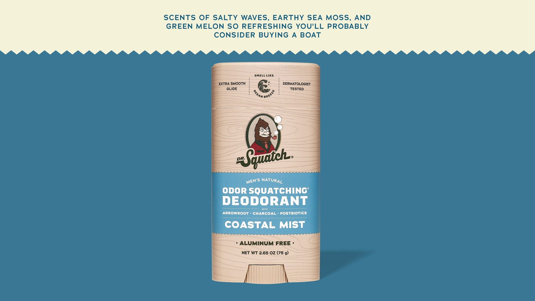 Coastal Mist Deodorant - Active Travel Carry