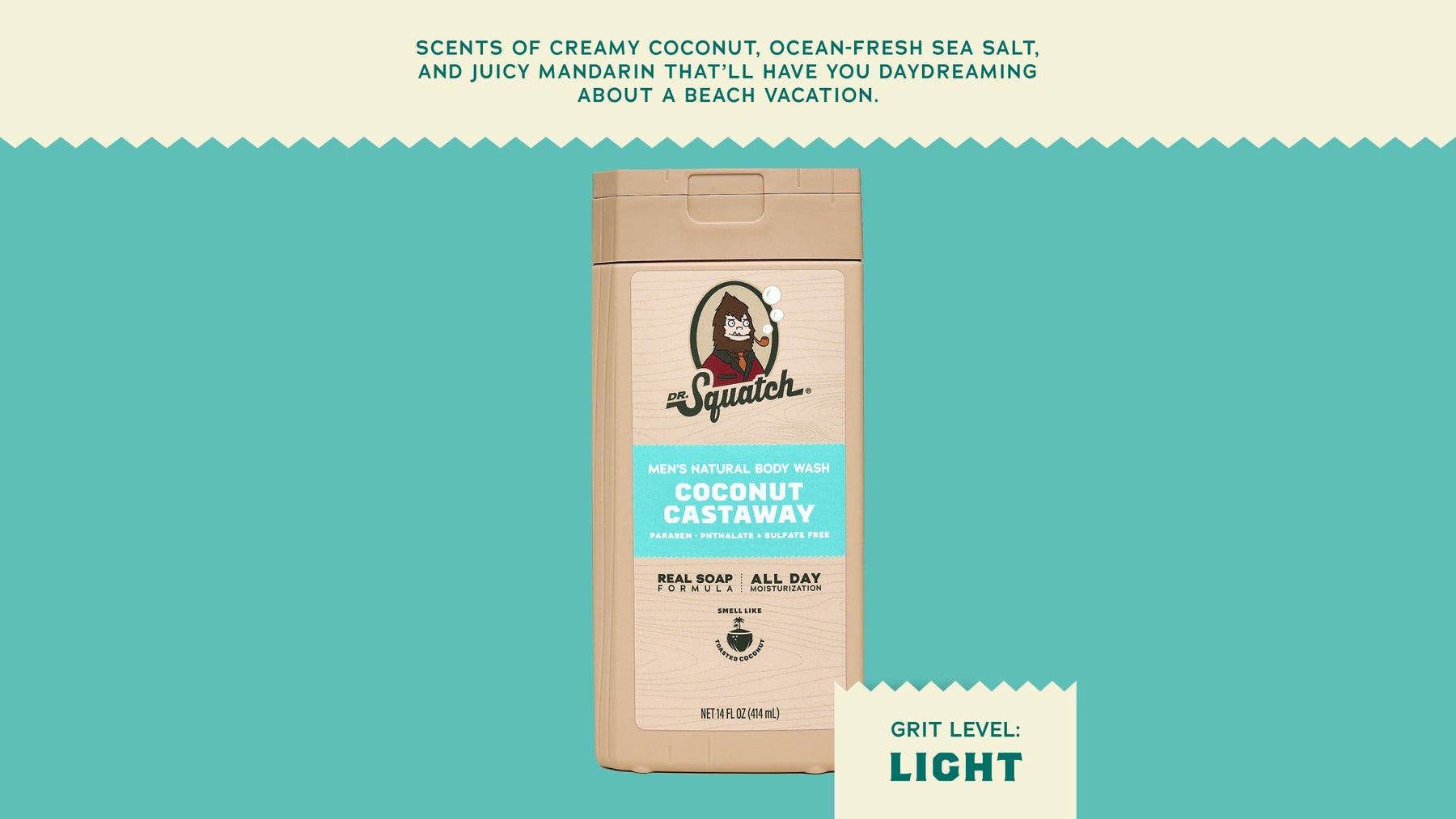 14 oz Coconut Castaway Body Wash - Modern Fresh Clean