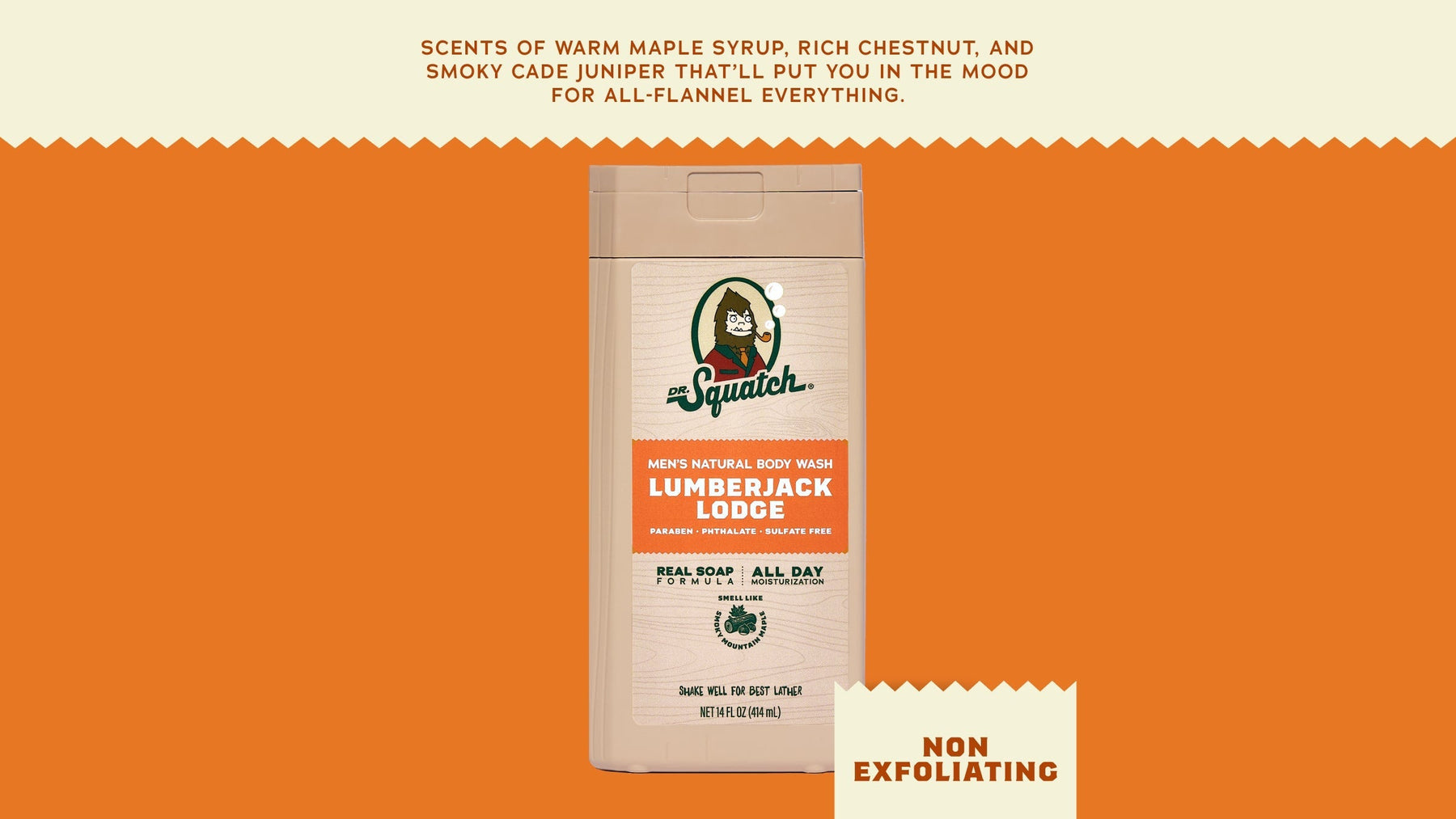 14 oz Lumberjack Lodge Body Wash - Rugged Outdoor Clean