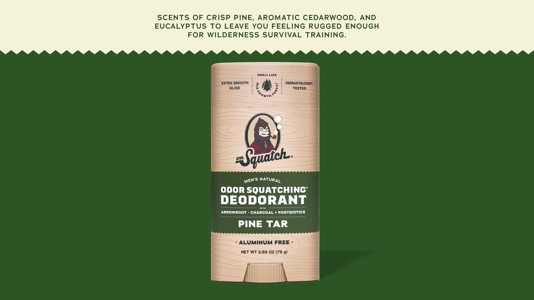 Pine Tar Deodorant - Active Travel Shield