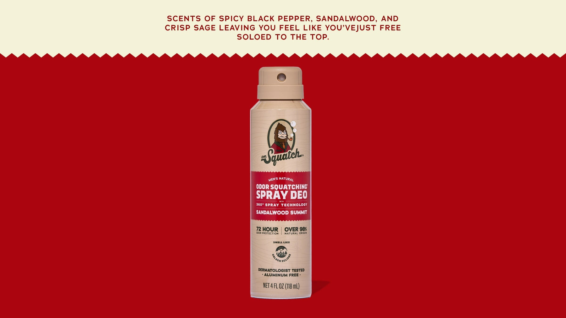 Sandalwood Summit Spray Deodorant - Daily Travel Carry