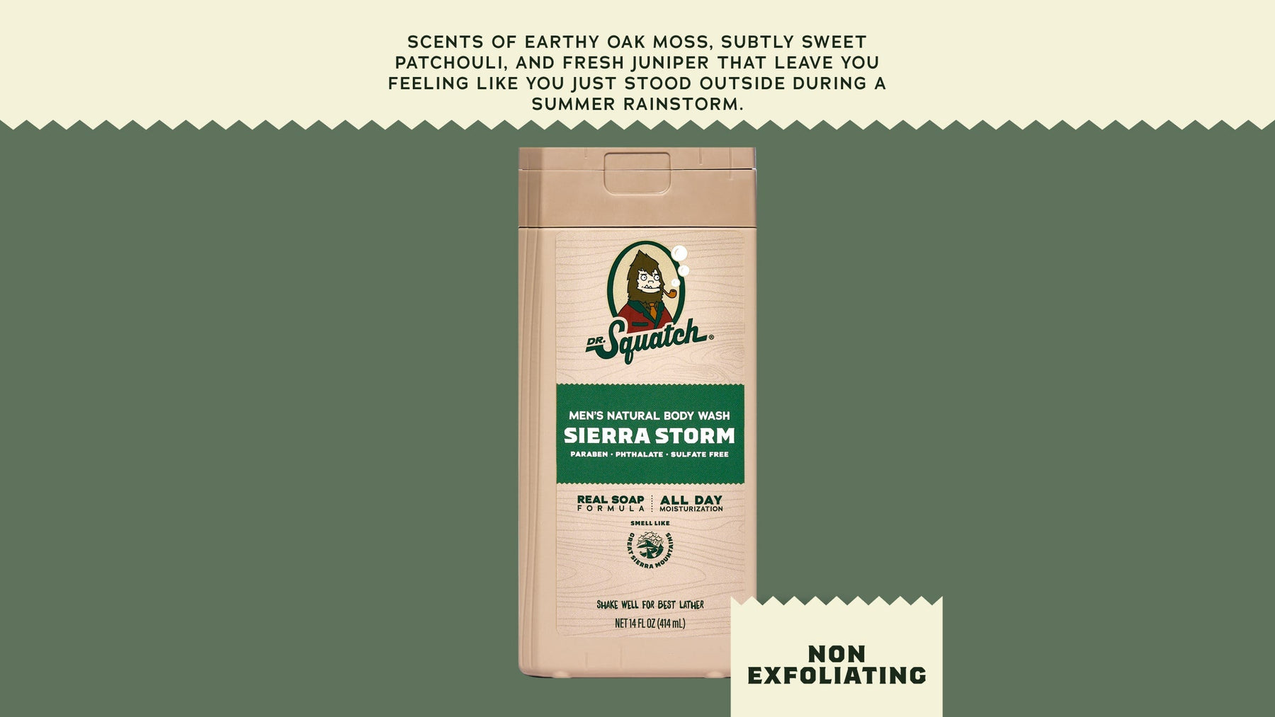 14 oz Sierra Storm Body Wash - Clean Trail Lather