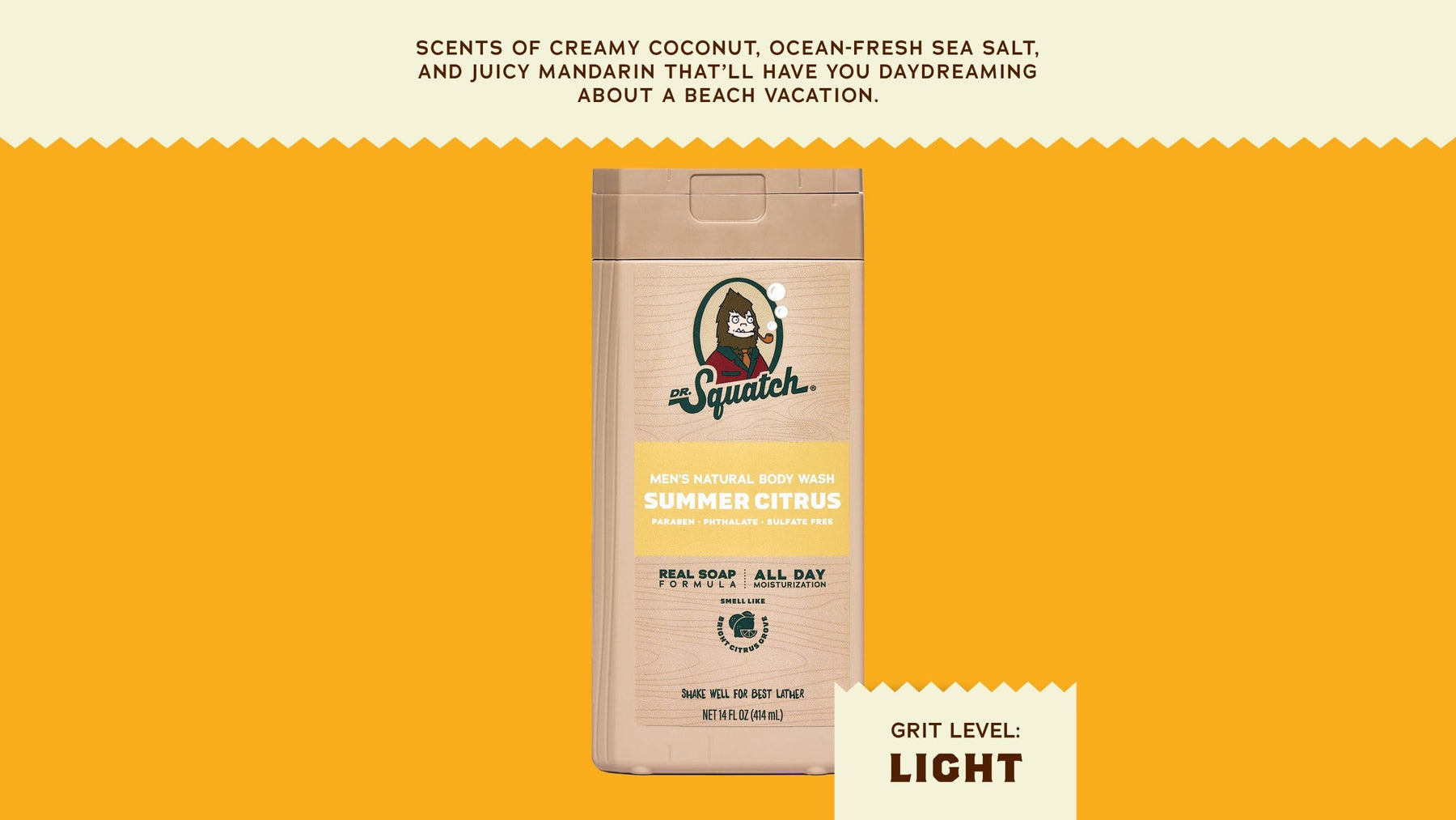 14 oz Summer Citrus Body Wash - Outdoor Bar