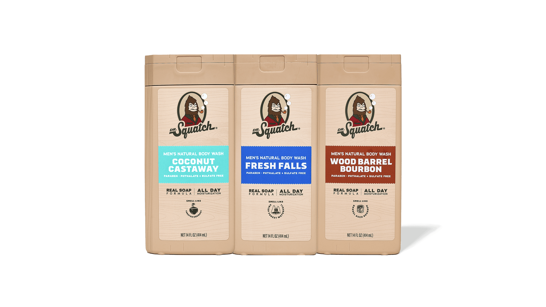Body Wash 3-Pack - Daily Collector Lineup