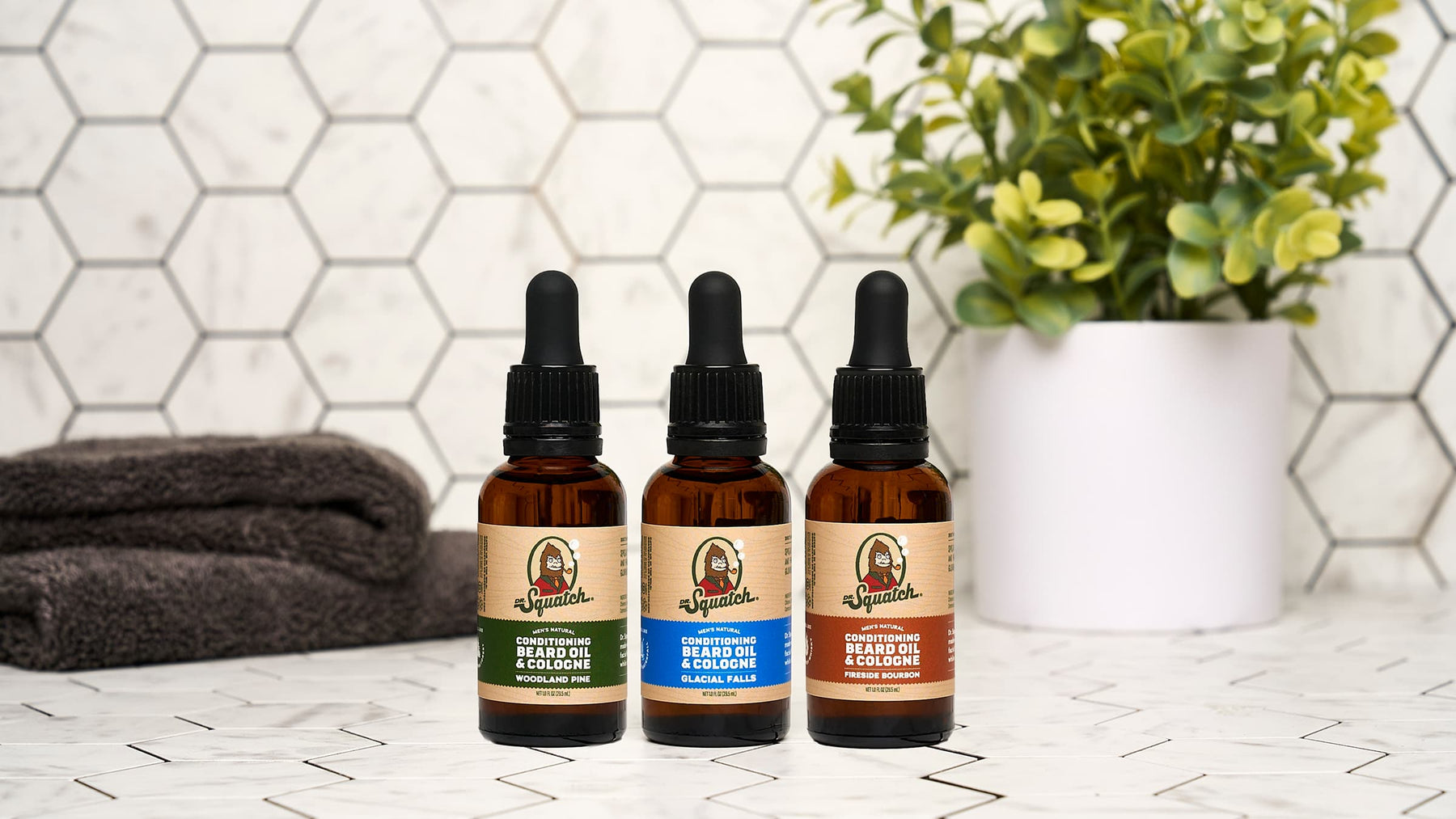 Conditioning Beard Oil & Cologne Fireside Bourbon - Bright Blend
