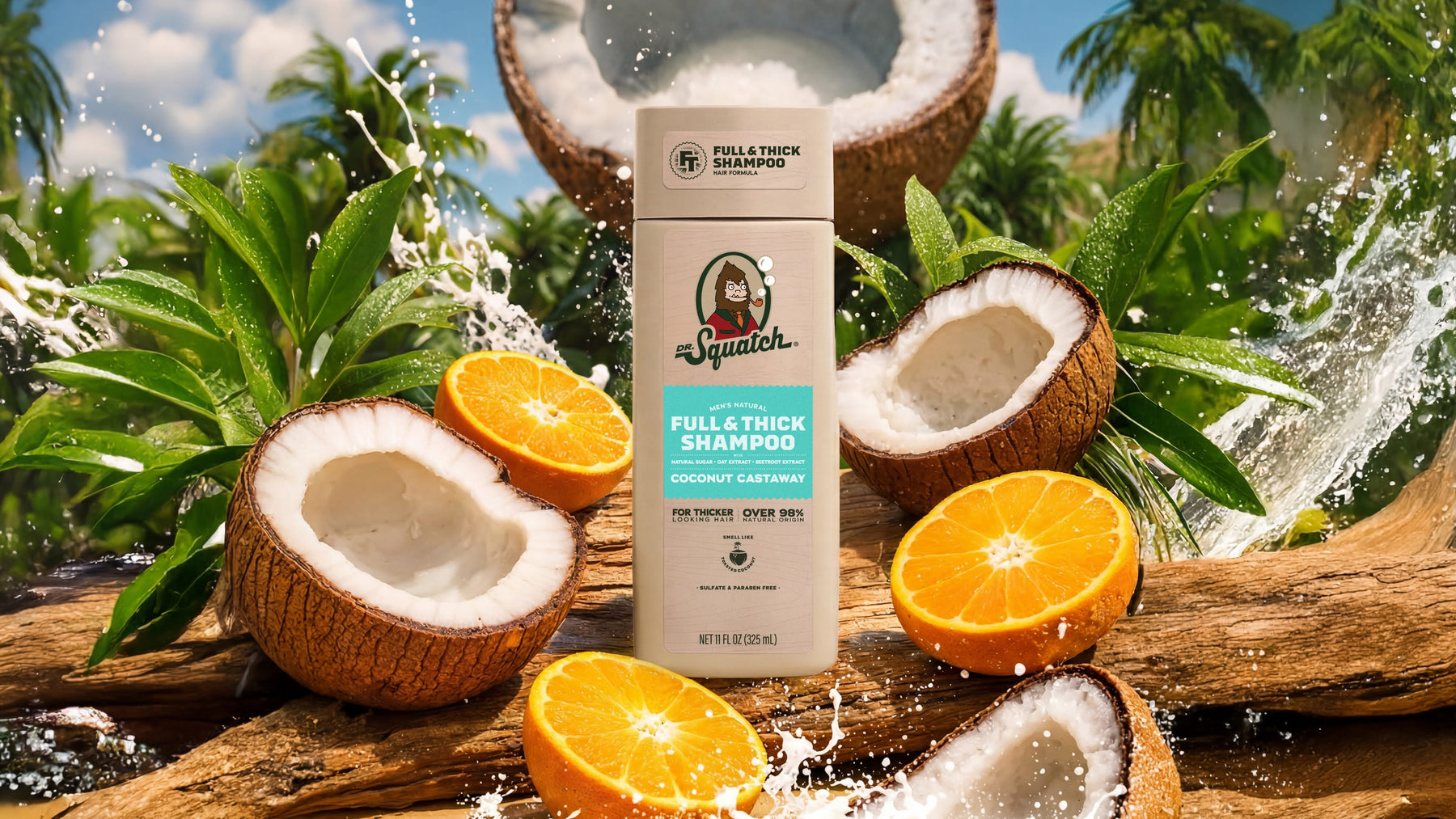 Coconut Castaway Full & Thick Shampoo - Fresh Clean