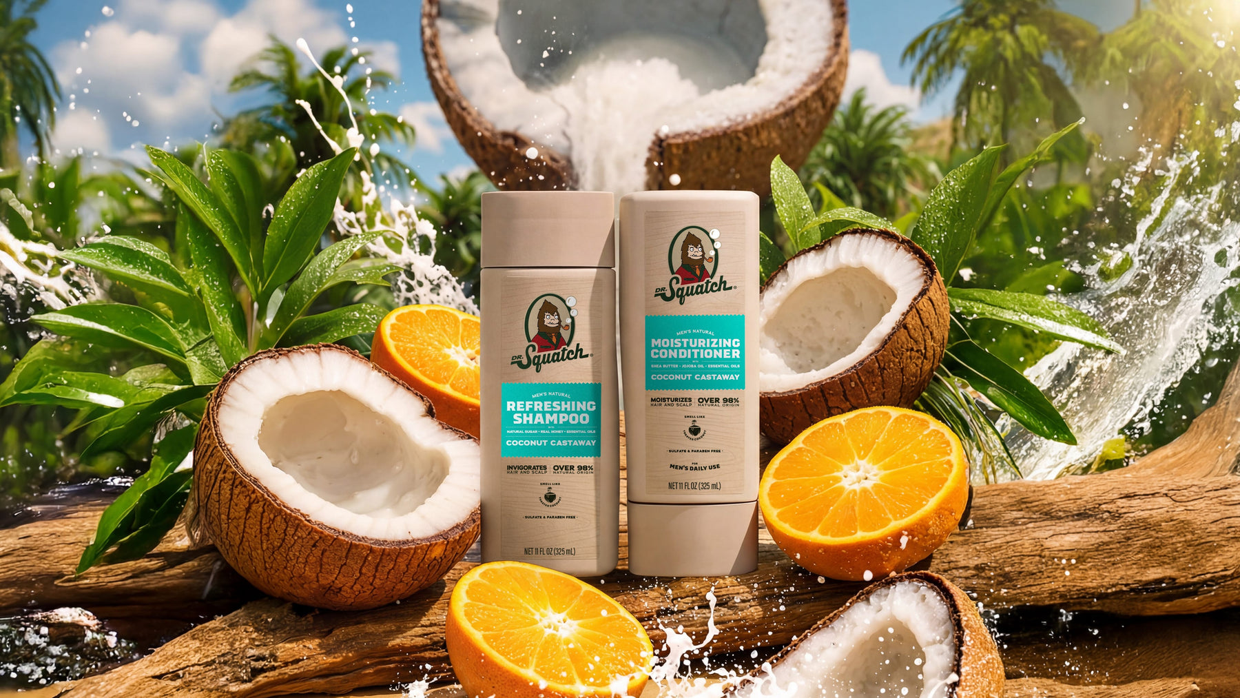 Coconut Castaway Hair Care Kit - Active Daily Pick