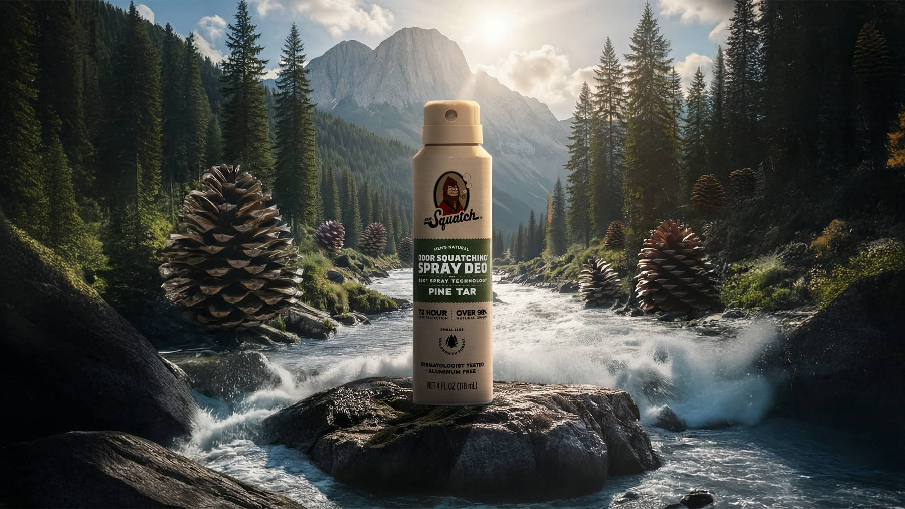 Pine Tar Spray Deodorant - Essential Daily Shield