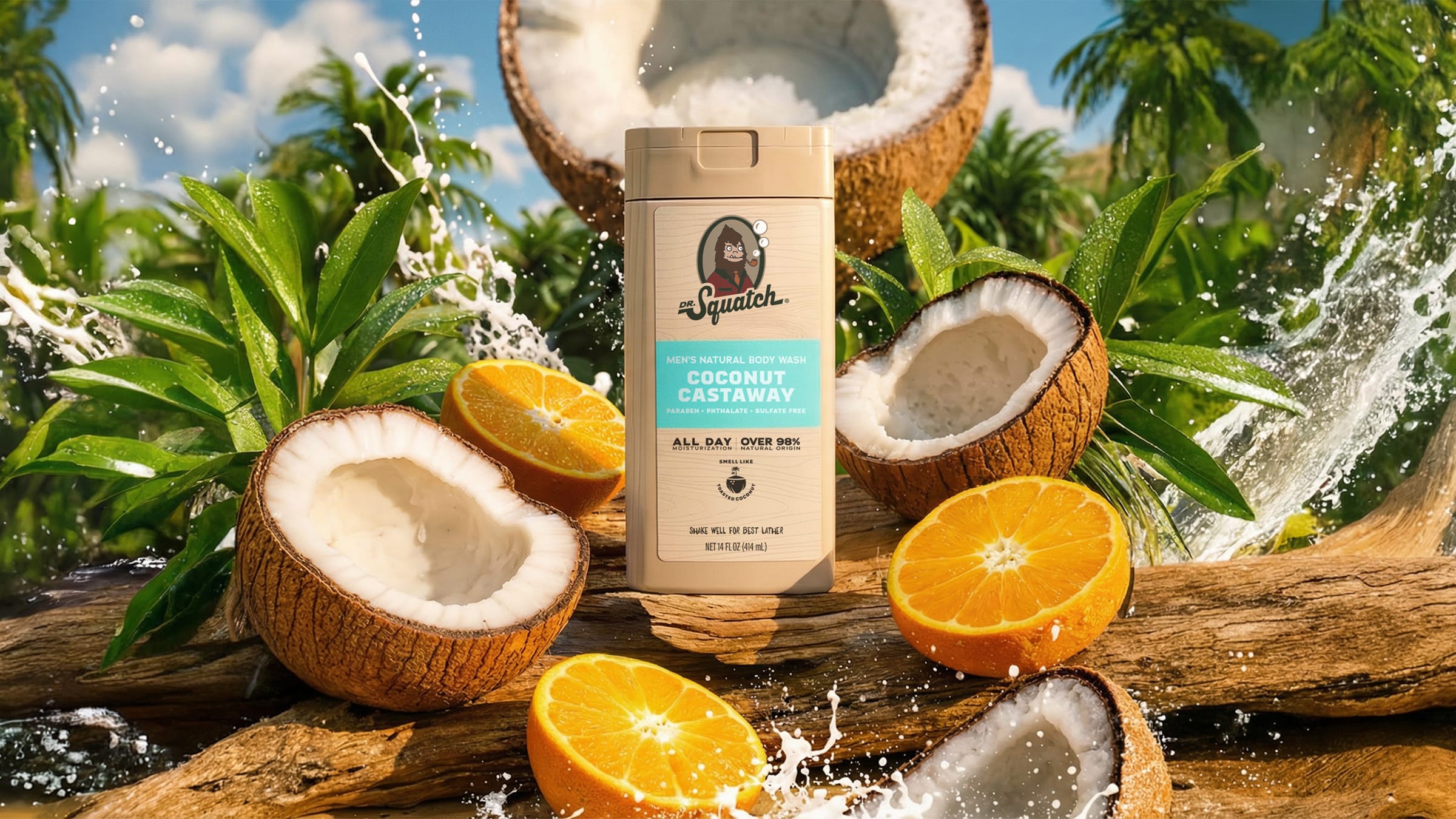 14 oz Coconut Castaway Body Wash - Modern Fresh Clean