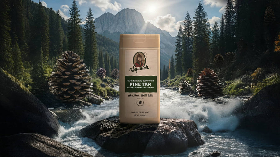 14 oz Pine Tar Body Wash - Rugged Fresh Bar