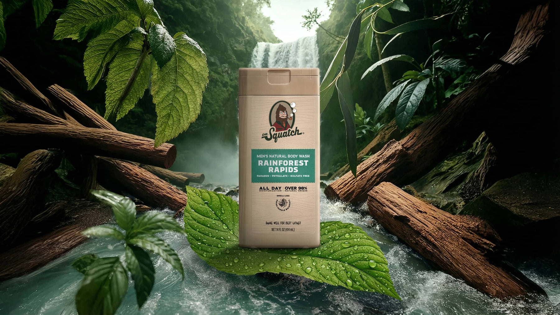 14 oz Rainforest Rapids Body Wash - Fresh Outdoor Bar
