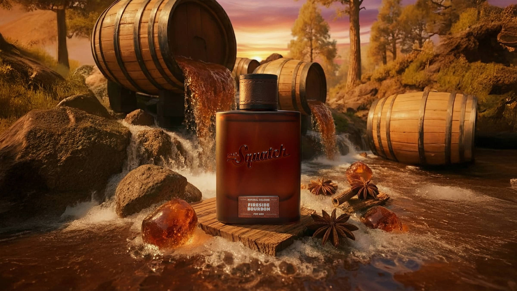 Fireside Bourbon Cologne - Forest Classic Scent