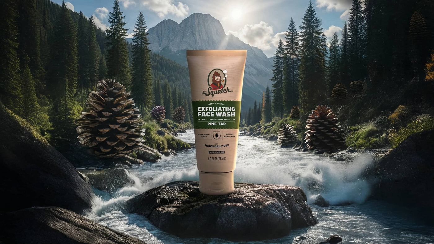 Pine Tar Exfoliating Face Wash - Trail Morning Clean