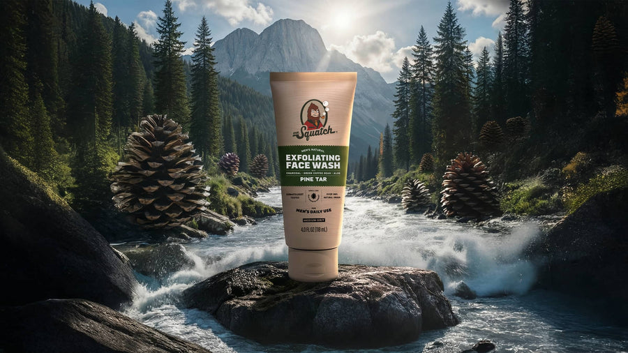 Pine Tar Exfoliating Face Wash - Trail Morning Clean