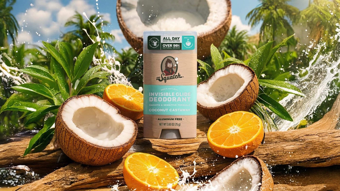 Coconut Castaway Invisible Glide Deodorant - Daily Outdoor Shield