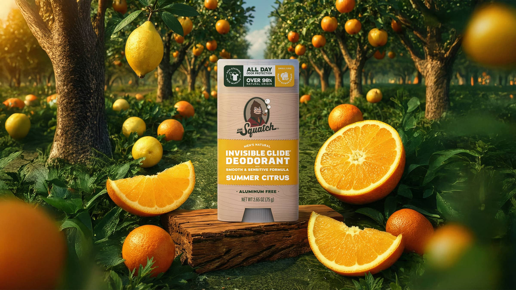 Summer Citrus Invisible Glide Deodorant - Travel Set