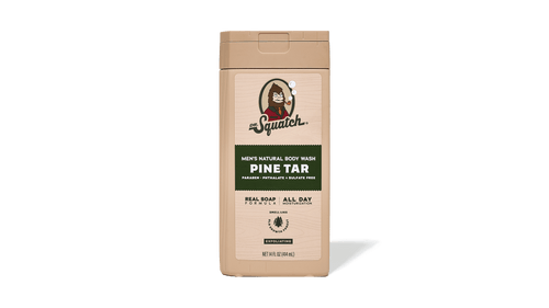 14 oz Pine Tar Exfoliating Body Wash - Daily Fresh Lather