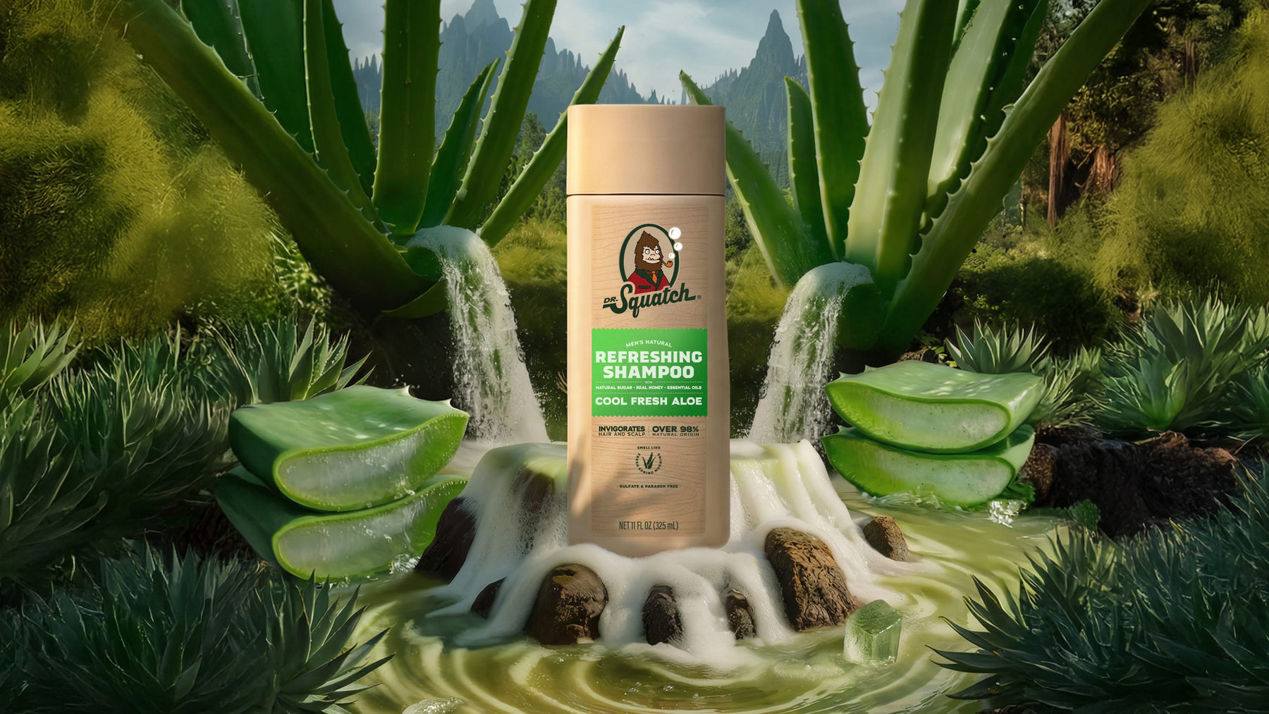 Cool Fresh Aloe Shampoo - Bright Smooth Start