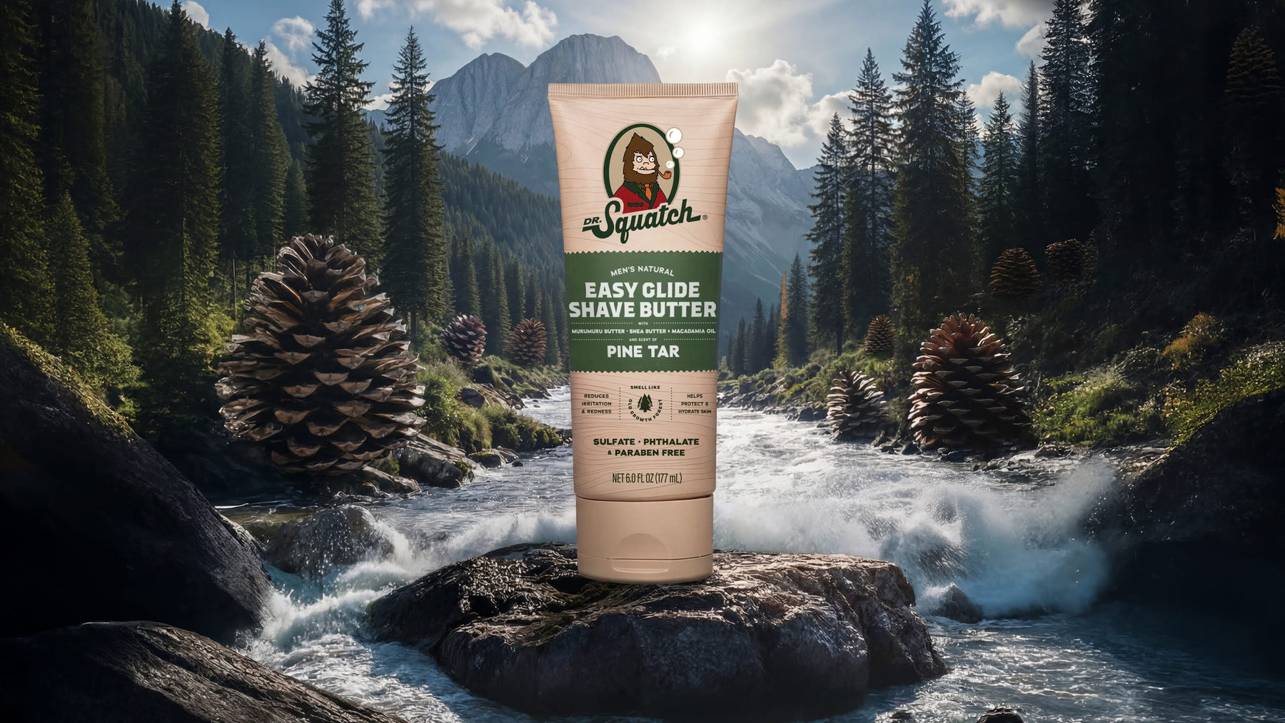 Easy Glide Shave Butter Pine Tar - Modern Clean Shield
