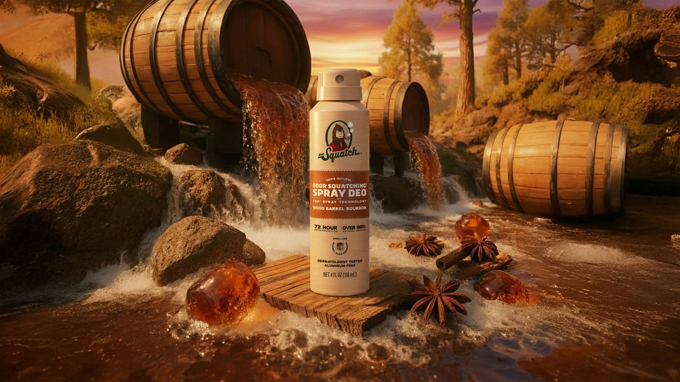 Wood Barrel Bourbon Spray Deodorant - Fresh Glide