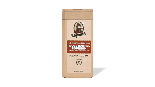 14 oz Wood Barrel Bourbon Body Wash - Soft Finish