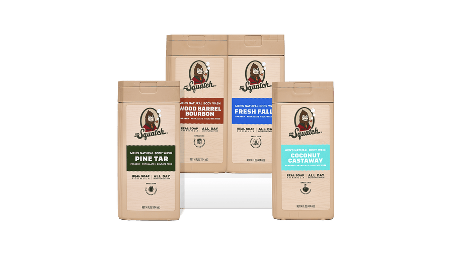 Body Wash 4-Pack - Easy Travel Pack